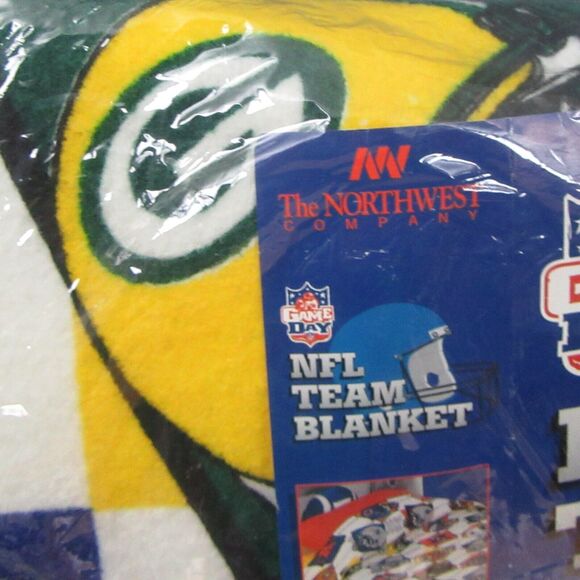 VTG Game Day NFL Team Blanket 72x90 Northwest Company USA Made Twin or Full Size - Picture 11 of 16